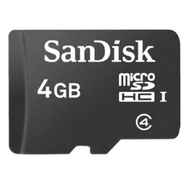 SanDisk 4GB microSDHC Card Class 4 SDSDQAB-004G Bulk Pack