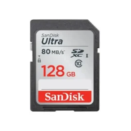 SanDisk SDSDUNC-128G CYU 128GB 9p SDXC r80MB/s 533x Class 10 UHS-1 U1 SanDisk Ultra Secure Digital Extended Capacity Card Bulk
