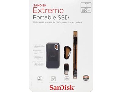 SanDisk Extreme 1TB Portable Solid State Drive SDSSDE60-1T00-AC SSD