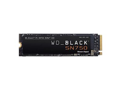 WD - Black SN750 NVMe SSD 1TB Internal PCI Express 3.0 x4 (NVMe) Solid State Drive for Laptops Western Digital WDBRPG0010BNC-WRSN