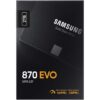 SAMSUNG 870 EVO Series 2.5" 2TB SATA III V-NAND 2.0 TB Internal Solid State Drive (SSD) MZ-77E2T0BW