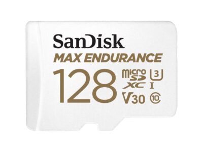 SanDisk MAX ENDURANCE 128 GB Class 10/UHS-I U3 microSDHC 1 Pack SDSQQVR128GAN6IA