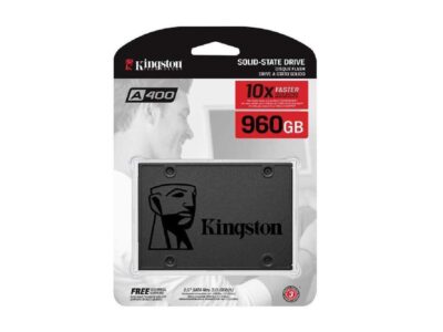 Kingston A400 960GB SATA 3 2.5" Internal SSD SA400S37/960G - HDD Replacement for Increase Performance