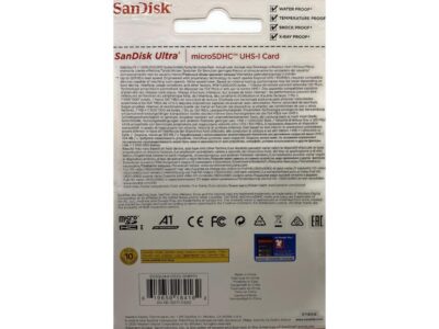 SanDisk SDSQUA4-032G-GN6MN CVL 32GB 8pin microSDHC r120MB/s C10 U1 A1 UHS-I SanDisk Ultra microSDHC Memory Card w/out Adapter