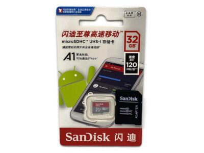 SanDisk Ultra 32GB Micro SD Card 120MB/s with Adapter, SDHC Class 10 UHS-I Memory Card - SDSQUNC-032G-ZN3MN