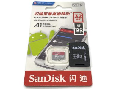 SanDisk Ultra 32GB Micro SD Card 120MB/s with Adapter, SDHC Class 10 UHS-I Memory Card - SDSQUNC-032G-ZN3MN