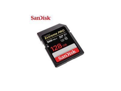SanDisk 128GB Extreme Pro SDXC UHS-II Memory Card, Speed Up to 300MB/s (SDSDXDK-128G-GN4IN)