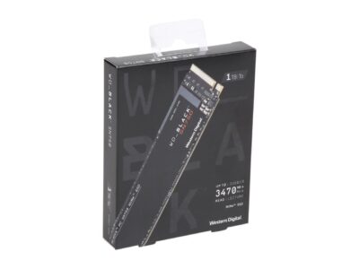 WD - Black SN750 NVMe SSD 1TB Internal PCI Express 3.0 x4 (NVMe) Solid State Drive for Laptops Western Digital WDBRPG0010BNC-WRSN