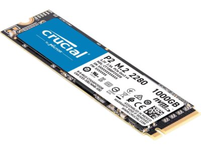 Crucial P2 1TB 3D NAND NVMe PCIe M.2 SSD Up to 2400 MB/s - CT1000P2SSD8