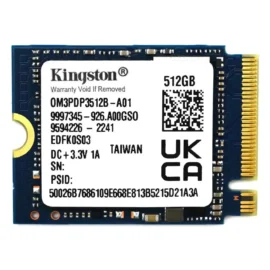 Kingston 512GB 2230 M.2 NVMe PCIe 3.0x4 SSD Solid State Drive OM3PDP3512B