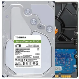 TOSHIBA surveillance S300 HDWT360UZSVAR 6TB 7200 RPM 256MB Cache SATA 6.0Gb/s 3.5" Internal Hard Drive - WHITE BOX