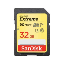SanDisk 32GB SD Extreme 90MB/s U3 4K V30 32G SDHC USH-I C10 SDSDXVE-032G