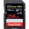 SanDisk - SDSDXXY-256G-ANCIN - SanDisk Extreme PRO 256 GB Class 10/UHS-I (U3) SDXC - 170 MB/s Read - 90 MB/s Write -