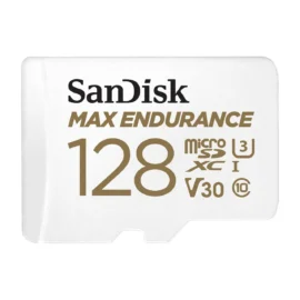 SanDisk MAX ENDURANCE 128 GB Class 10/UHS-I U3 microSDHC 1 Pack SDSQQVR128GAN6IA