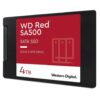 Western Digital 4TB WD Red SA500 NAS 3D NAND Internal SSD Solid State Drive - SATA III 6 Gb/s, 2.5"/7mm, Up to 560 MB/s - WDS400T2R0A