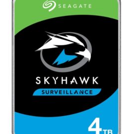 Seagate Skyhawk 4TB Video Internal Hard Drive HDD (ST4000VXZ16/016) 3.5 Inch SATA 6Gb/s 64MB Cache for DVR NVR Security Camera System with Drive Health Management and in-House Rescue Services