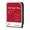 WD Red Plus 8TB NAS Hard Disk Drive - 7200 RPM Class SATA 6Gb/s, CMR, 256MB Cache, 3.5 Inch - WD80EFBX