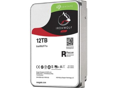 Seagate IronWolf Pro 12TB NAS Hard Drive 7200 RPM 256MB Cache CMR SATA 6.0Gb/s 3.5" Internal HDD ST12000NE0008