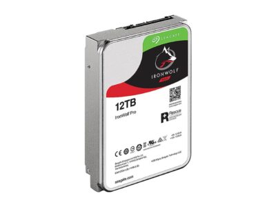 Seagate IronWolf Pro 12TB NAS Hard Drive 7200 RPM 256MB Cache CMR SATA 6.0Gb/s 3.5" Internal HDD ST12000NE0008