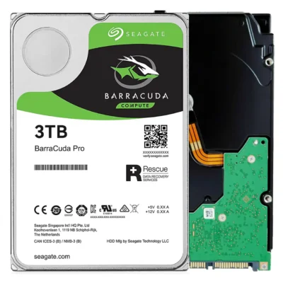 Seagate BarraCuda ST3000DM007 3TB 5400 RPM 256MB Cache SATA 6.0Gb/s 3.5" Hard Drives