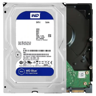 WD Blue 500GB Desktop Hard Disk Drive - 7200 RPM SATA 6 Gb/s 16MB Cache 3.5 Inch - WD5000AAKX