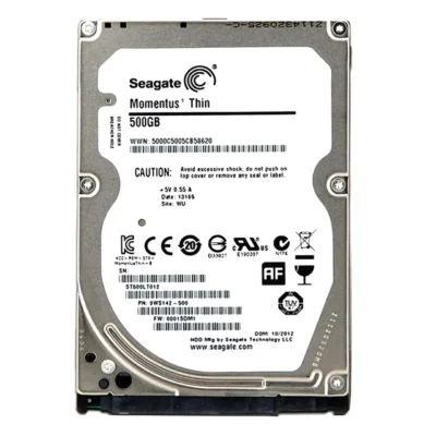 Seagate Momentus Thin 5400.9 ST500LT015 500GB 5400 RPM 16MB Cache SATA 6.0Gb/s 2.5" Internal Notebook Hard Drive