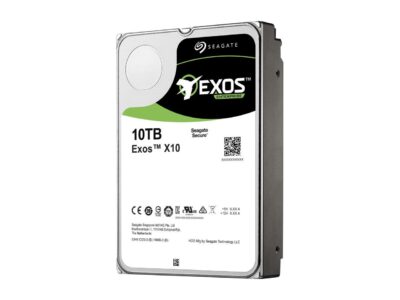 Seagate Exos Enterprise Capacity 3.5'' HDD 10TB (Helium) 7200 RPM SATA 6Gb/s 256MB Cache Hyperscale 512e Internal Hard Drive ST10000NM0016