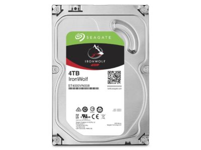 Seagate IronWolf 4TB NAS Hard Drive 5900 RPM 64MB Cache SATA 6.0Gb/s CMR 3.5" Internal HDD for RAID Network Attached Storage ST4000VN008