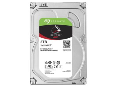 Seagate IronWolf 3TB NAS Hard Drive 5900 RPM 64MB Cache SATA 6.0Gb/s CMR 3.5" Internal HDD for RAID Network Attached Storage ST3000VN007