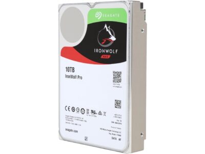 Seagate IronWolf Pro 10TB NAS Hard Drive 7200 RPM 256MB Cache SATA 6.0Gb/s 3.5" Internal Hard Drive ST10000NE0004