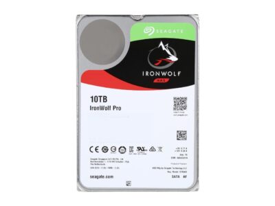 Seagate IronWolf Pro 10TB NAS Hard Drive 7200 RPM 256MB Cache SATA 6.0Gb/s 3.5" Internal Hard Drive ST10000NE0004