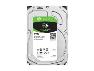 Seagate BarraCuda ST6000DM003 6TB 5400 RPM 256MB Cache SATA 6.0Gb/s 3.5" Internal Hard Drive Bare Drive