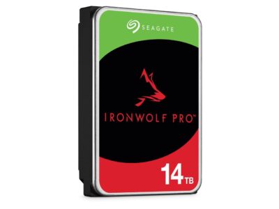 Seagate IronWolf Pro 14TB NAS Hard Drive 7200 RPM 256MB Cache CMR SATA 6.0Gb/s 3.5" Internal HDD ST14000NE0008