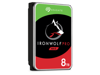 Seagate IronWolf Pro 8TB NAS Hard Drive 7200 RPM 256MB Cache CMR SATA 6.0Gb/s 3.5" Internal HDD ST8000NE001