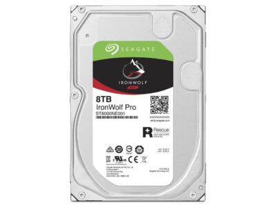 Seagate IronWolf Pro 8TB NAS Hard Drive 7200 RPM 256MB Cache CMR SATA 6.0Gb/s 3.5" Internal HDD ST8000NE001