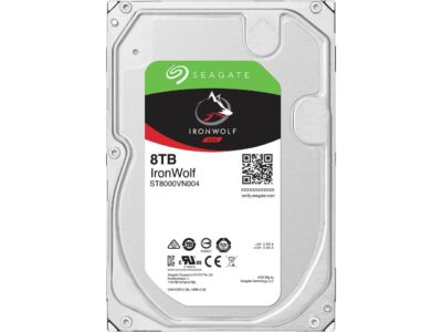 Seagate IronWolf 8TB NAS Hard Drive 7200 RPM 256MB Cache SATA 6.0Gb/s CMR 3.5" Internal HDD for RAID Network Attached Storage ST8000VN004-NE