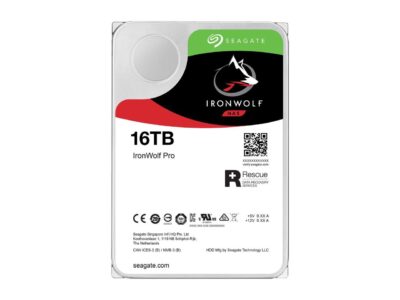 Seagate IronWolf Pro 16TB NAS Hard Drive 7200 RPM 256MB Cache CMR SATA 6.0Gb/s 3.5" Internal HDD NE-ST16000NE000