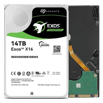 Seagate Exos X16 ST14000NM002G 14TB 7200 RPM 256MB Cache SAS 12Gb/s 3.5" Hard Drives, 512E/4KN