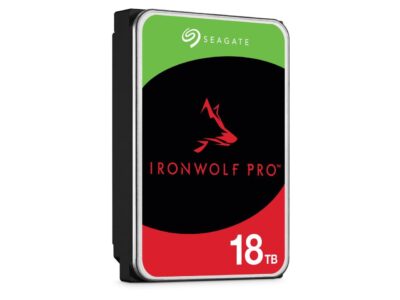 Seagate IronWolf Pro 18TB NAS Hard Drive 7200 RPM 256MB Cache CMR SATA 6.0Gb/s 3.5" Internal HDD ST18000NE000