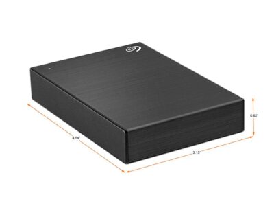 Seagate 4TB One Touch Portable External Hard Drive USB 3.2 Gen 1 Model STKC4000400 Black