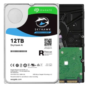 Seagate SkyHawk AI ST12000VE001 12TB 7200 RPM 256MB Cache SATA 6.0Gb/s 3.5" Internal Hard Drive