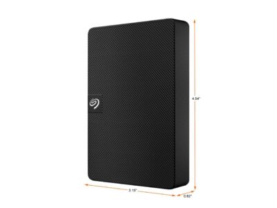 Seagate Expansion Portable 5TB External Hard Drive HDD - 2.5 Inch USB 3.0, for Mac and PC with Rescue Services (STKM5000400)