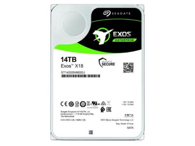 Seagate Exos X18 ST14000NM000J 14TB 7200 RPM 256MB Cache SATA 6.0Gb/s 3.5" Hard Drives