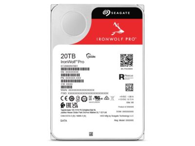 Seagate IronWolf Pro ST20000NT001 20TB 7200 RPM 256MB Cache SATA 6.0Gb/s 3.5" Internal Hard Drive