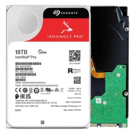 Seagate IronWolf Pro ST18000NT001 18TB 7200 RPM 256MB Cache SATA 6.0Gb/s 3.5" Internal Hard Drive