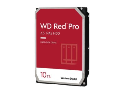 WD Red Pro 10TB NAS Hard Disk Drive - 7200 RPM Class SATA 6Gb/s 256MB Cache 3.5 Inch - WD101KFBX