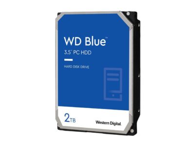 WD Blue 2TB Desktop Hard Disk Drive - 7200 RPM SATA 6Gb/s 256MB Cache 3.5 Inch - WD20EZBX