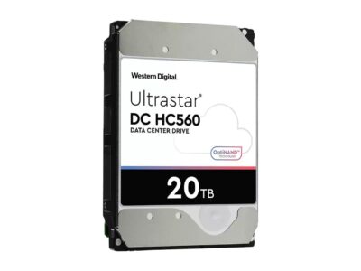 WD Ultrastar DC HC560 0F38755 20TB Hard Drive 512MB Cache 7200 RPM SATA 6.0Gb/s 512E SE NP3 3.5" Internal HDD (WUH722020ALE6L4)