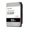 WD Ultrastar DC HC560 0F38755 20TB Hard Drive 512MB Cache 7200 RPM SATA 6.0Gb/s 512E SE NP3 3.5" Internal HDD (WUH722020ALE6L4)