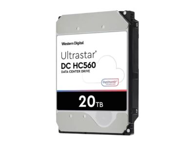 WD Ultrastar DC HC560 0F38755 20TB Hard Drive 512MB Cache 7200 RPM SATA 6.0Gb/s 512E SE NP3 3.5" Internal HDD (WUH722020ALE6L4)